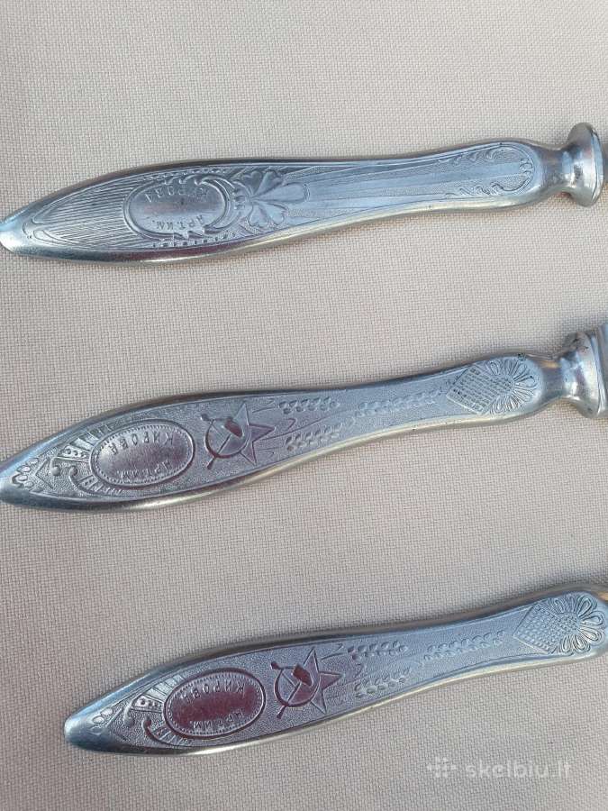 Stalo peiliai ir šakutės .Russian Art - nuotraukos Nr. 3