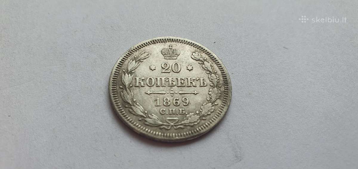 1869 20 kapeiku
