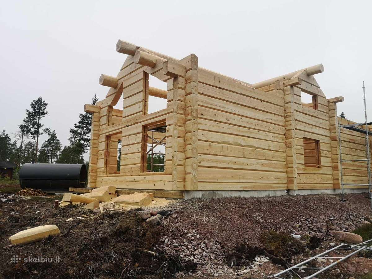 Rąstiniai-skydiniai,karkasiniai namai,pirtys. - nuotraukos Nr. 11