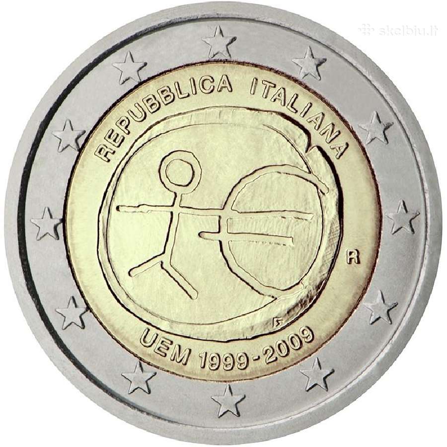Italijos proginės euro monetos - nuotraukos Nr. 33