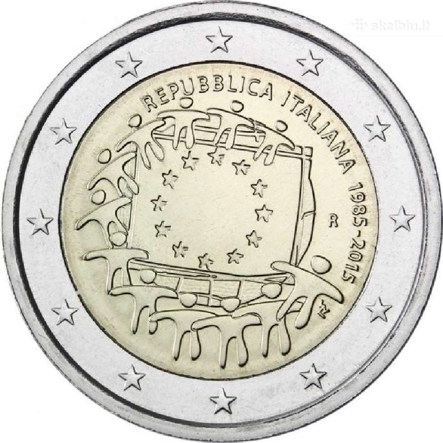 Italijos proginės euro monetos - nuotraukos Nr. 22