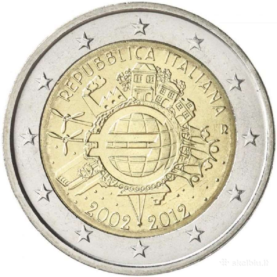 Italijos proginės euro monetos - nuotraukos Nr. 28