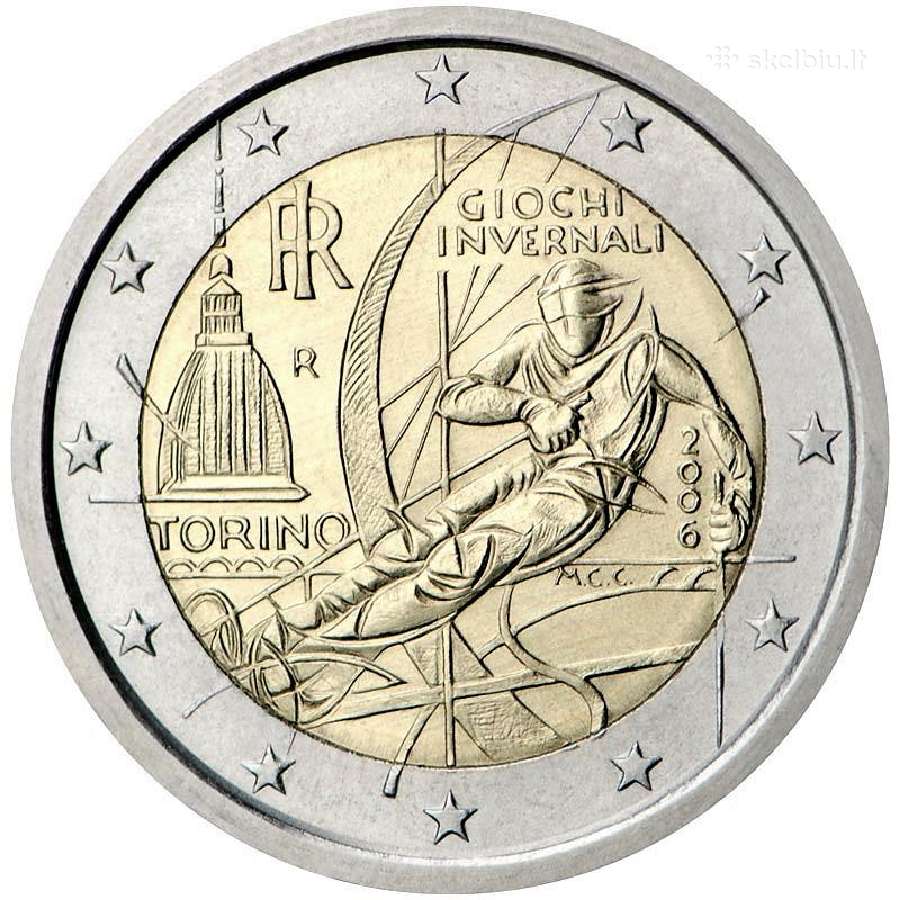Italijos proginės euro monetos - nuotraukos Nr. 36