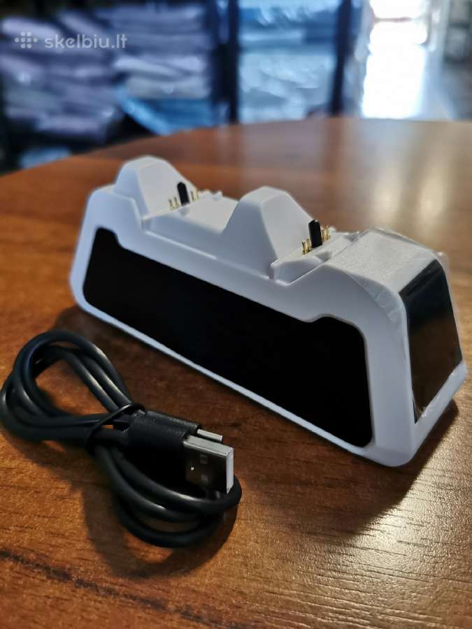 Sony Playstation 5 Ps5 dviejų pultelių įkroviklis - Skelbiu.lt
