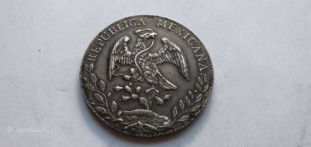 1890 8 realiai , Unc, su kalyklos blizgesiu - nuotraukos Nr. 3