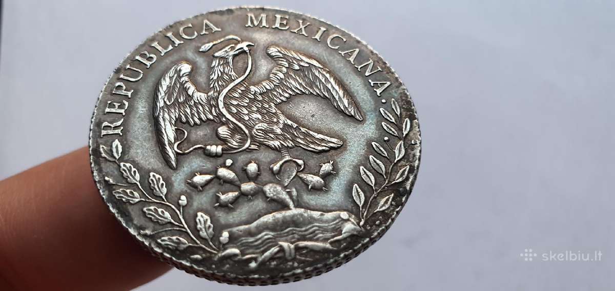 1890 8 realiai , Unc, su kalyklos blizgesiu - nuotraukos Nr. 4