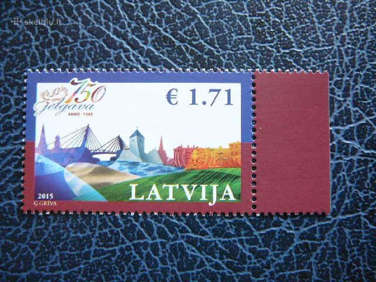 Latvija 2015 Jelgavos miestas Mnh llt938
