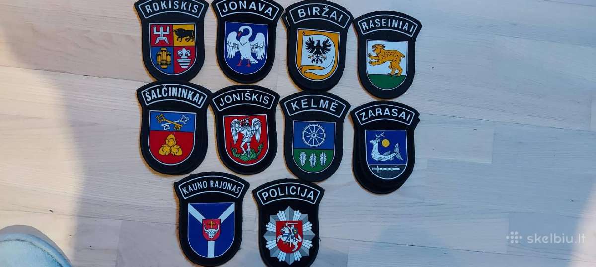 Parduodu Policijos antsiuvų kolekcija kaina po 10 - nuotraukos Nr. 3