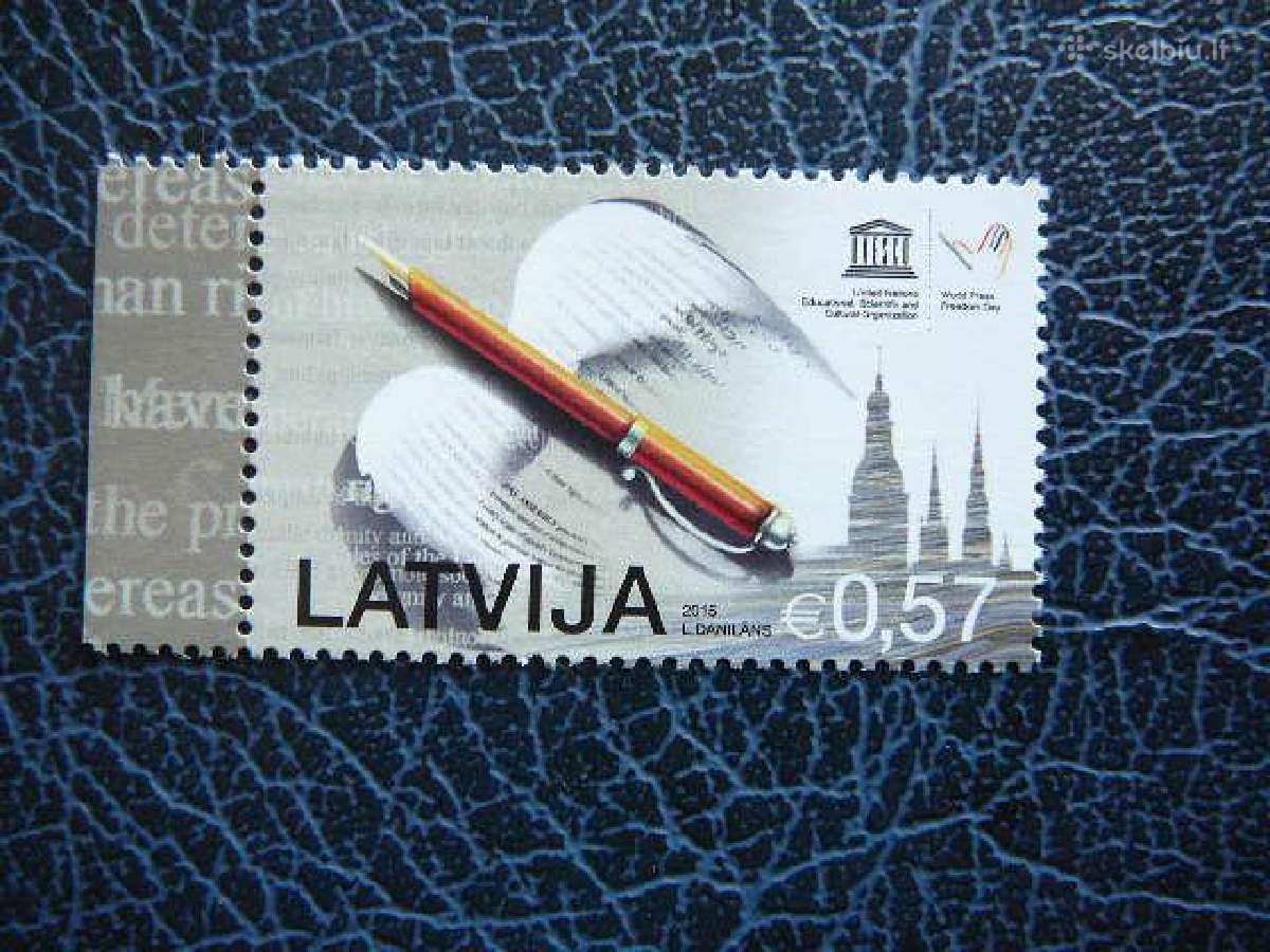 Latvija 2015 Spaudos diena Mnh llt945