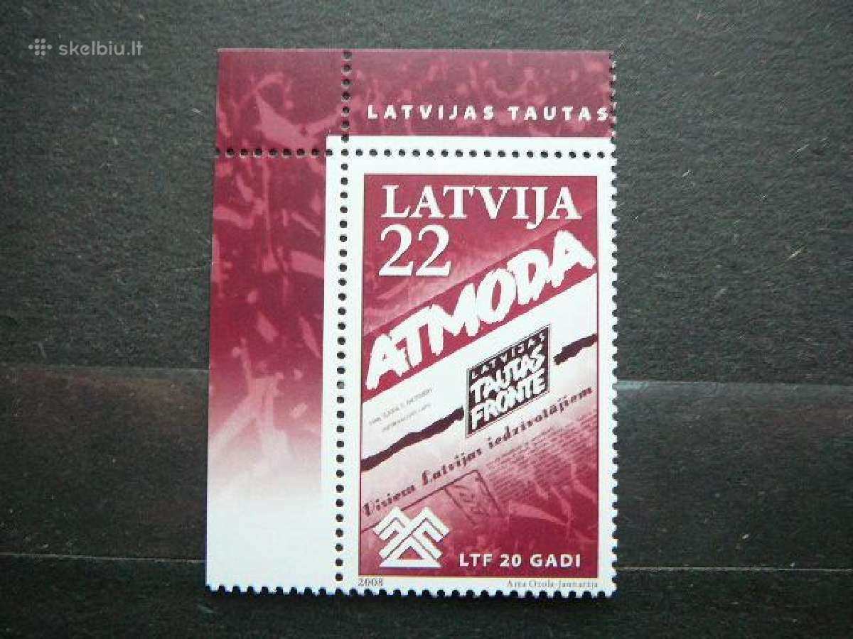 Tautas Fronte Latvija 2008 Mnh llt742