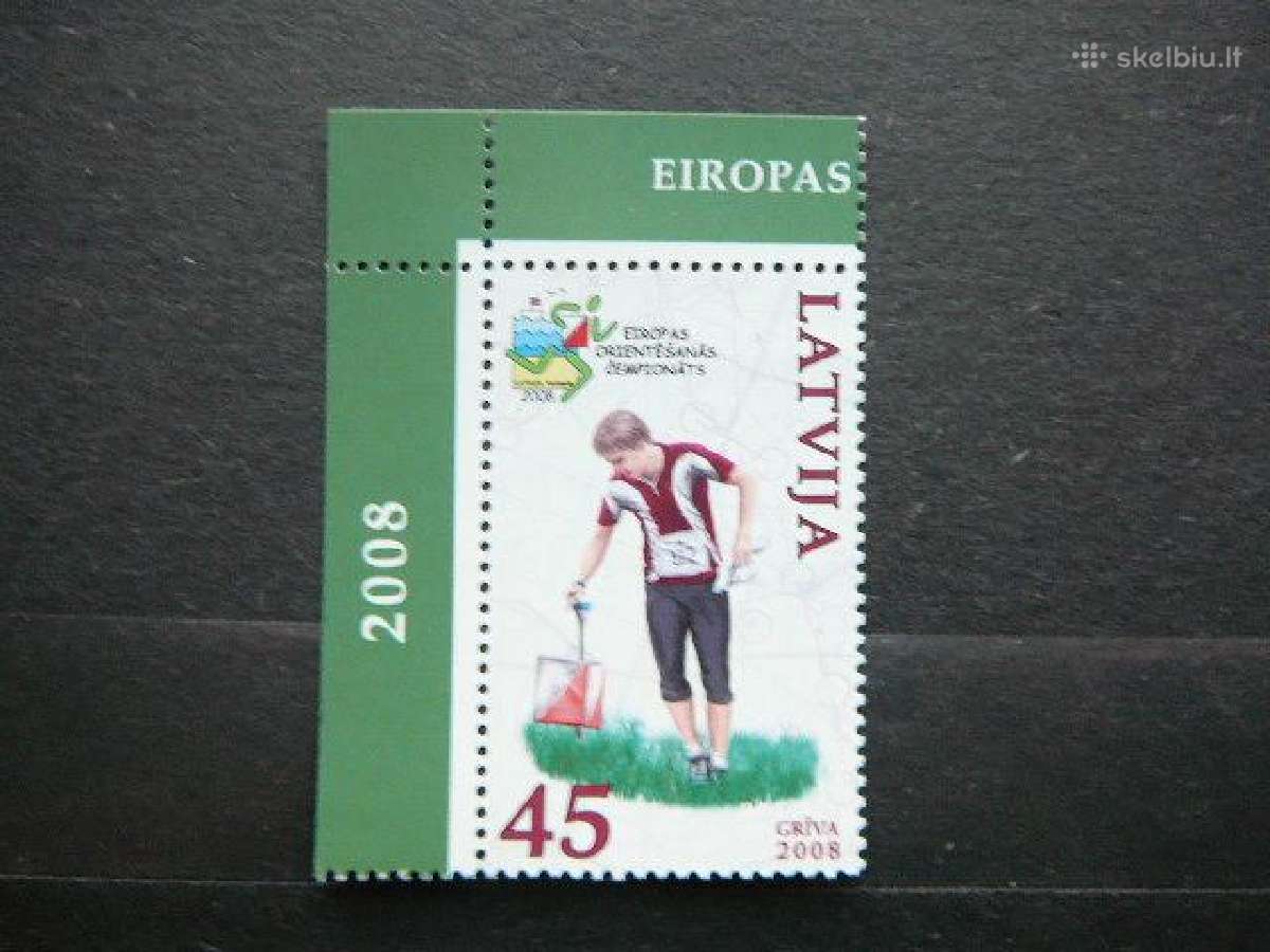 Orientavimo sportas Latvija 2008 Mnh llt734