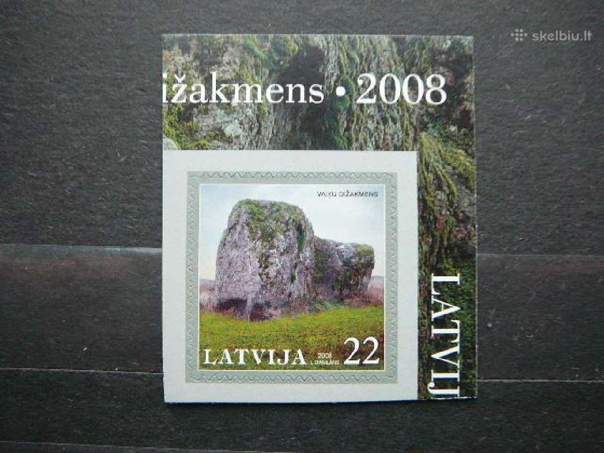 Gamta Akmuo Latvija 2008 Mnh llt735
