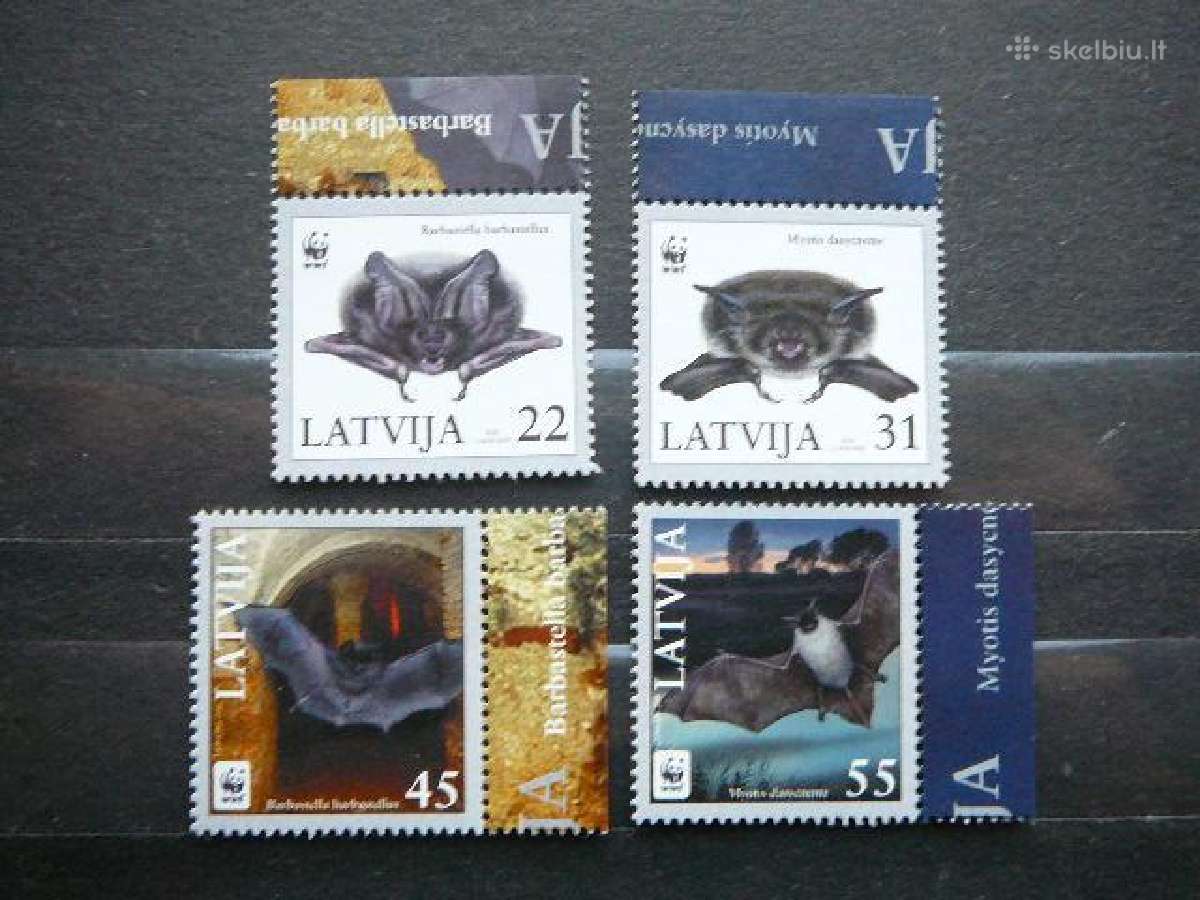 Siksnosparniai Latvija 2008 Mnh llt727