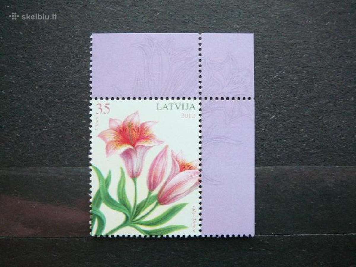Geles Lelijos Latvija 2012 Mnh llt828