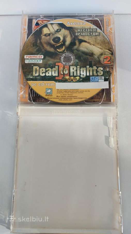 ,Dead to Rights 2.жестокое Правосудие'' Pc CD 16+ - nuotraukos Nr. 3