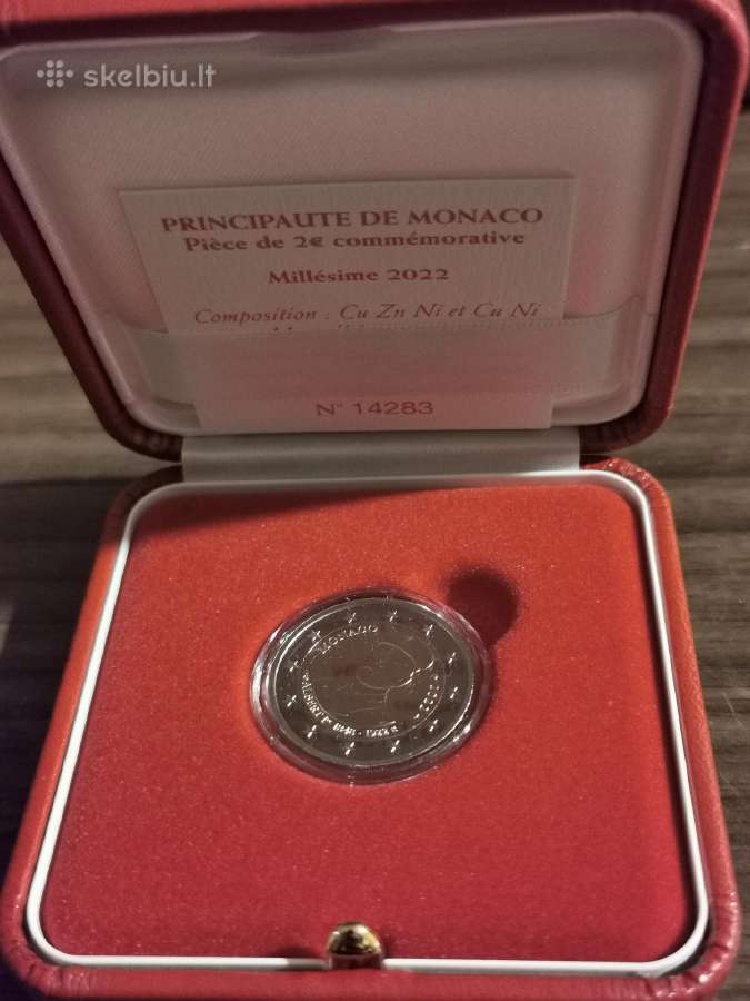 2022m. Monako 2eur moneta - nuotraukos Nr. 4