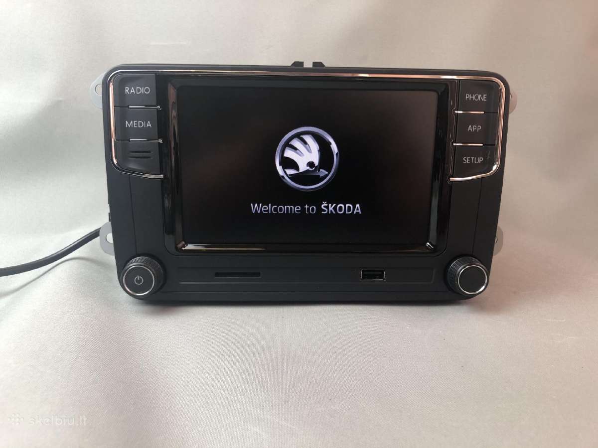 Skoda Rcd 360 Pro Octavia Yeti Superb Multimedija - nuotraukos Nr. 5