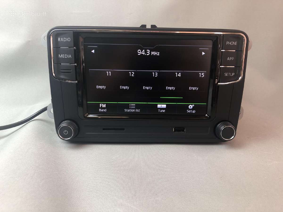 Skoda Rcd 360 Pro Octavia Yeti Superb Multimedija - nuotraukos Nr. 6