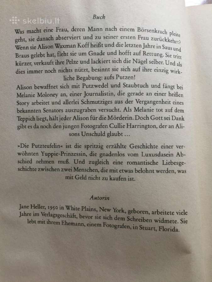 Heller Die Putzteufelin Vokiskai romanasdetektyvas - nuotraukos Nr. 2