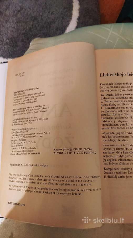 Anglų kalbos mokomasis žodynas - nuotraukos Nr. 3