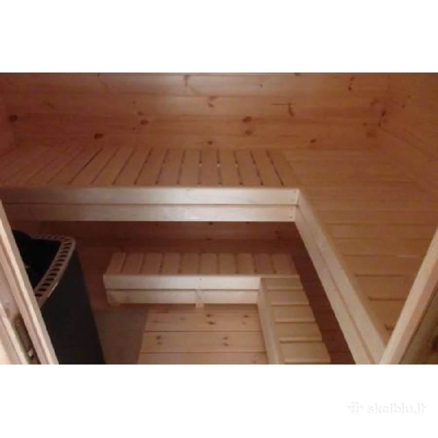 Lauko pirtis - kvadratinė sauna su priešpirčiu 4m - nuotraukos Nr. 7