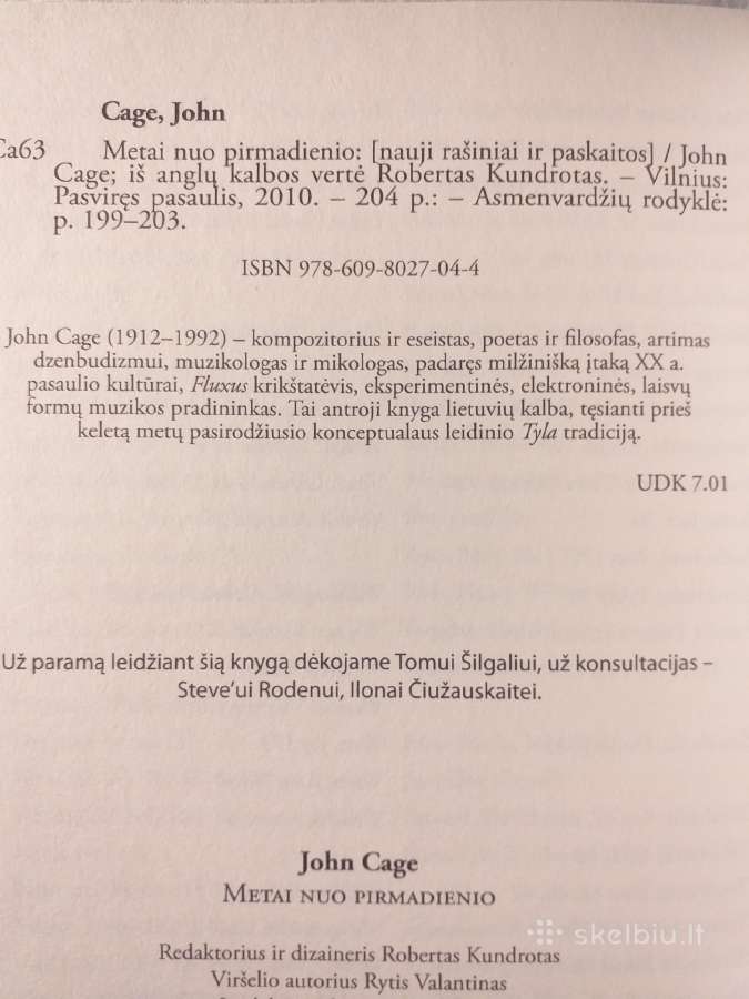 John Cage. Metai nuo pirmadienio (2010) - nuotraukos Nr. 2