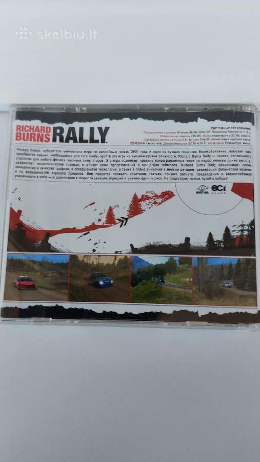 ,Richard Burns Rally'' Pc CD-rom žaidimas - nuotraukos Nr. 4
