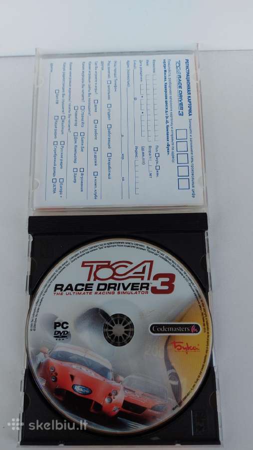 ,Toca Race Driver 3'' Pc Dvd-rom žaidimas - nuotraukos Nr. 2