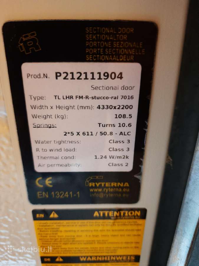 Montuoju, remontuoju vartus ir vartų automatiką - nuotraukos Nr. 12