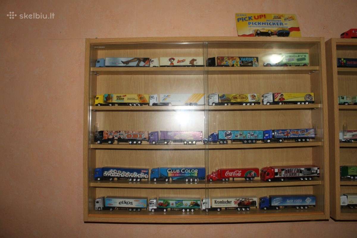 Modeliukai sunkvežimiai logistikos papuošimas - nuotraukos Nr. 2