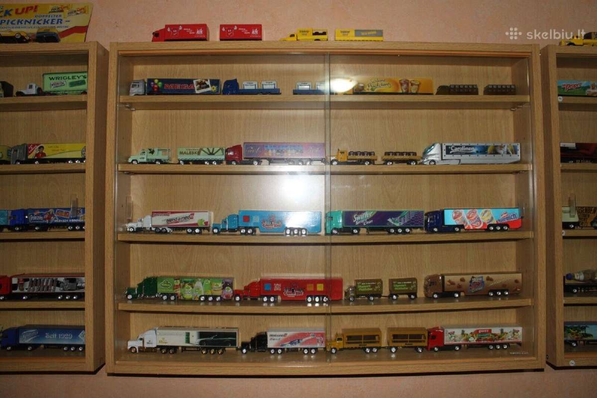 Modeliukai sunkvežimiai logistikos papuošimas - nuotraukos Nr. 3