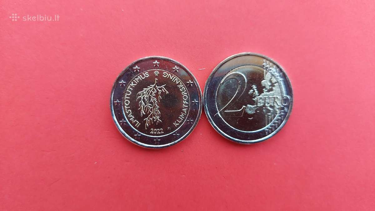 Suomija 2022m 2 € "Klimato tyrimai" Unc
