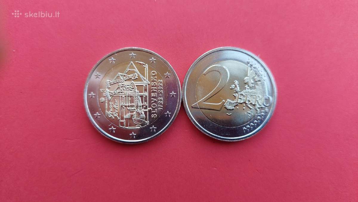 Slovakija 2022m 2 € "Atmosverinis variklis" Unc
