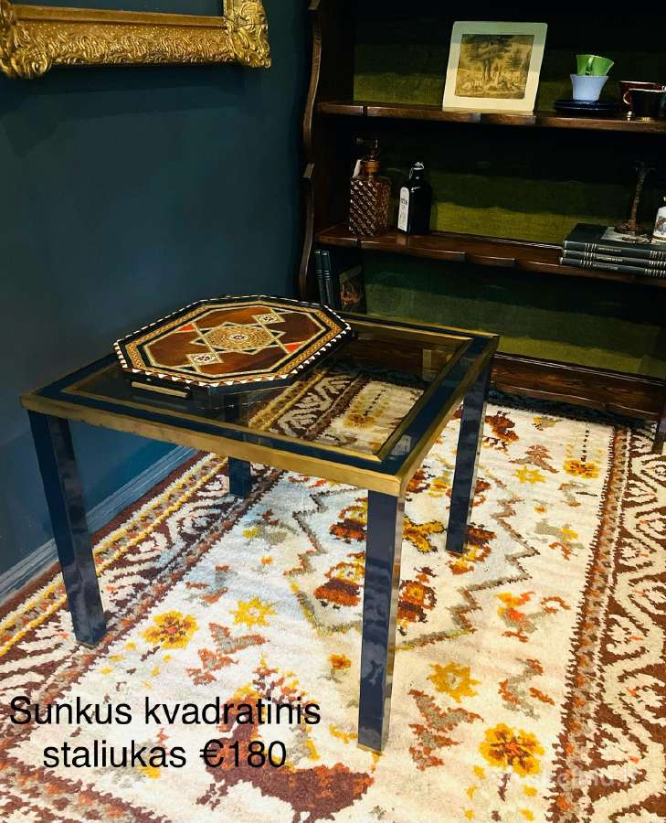 Vintažiniai naudoti baldai, komoda, stalas - nuotraukos Nr. 23