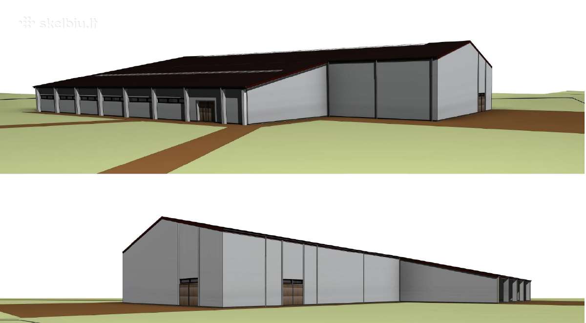 Angarai fermos sandėliai projektavimas statyba - nuotraukos Nr. 8