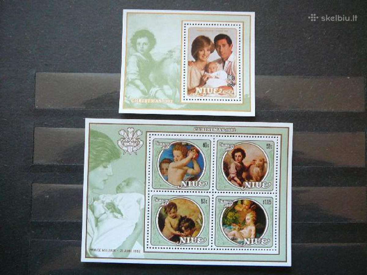 Sventos Kaledos Diana Princas Niue 1982 Mnh ne477