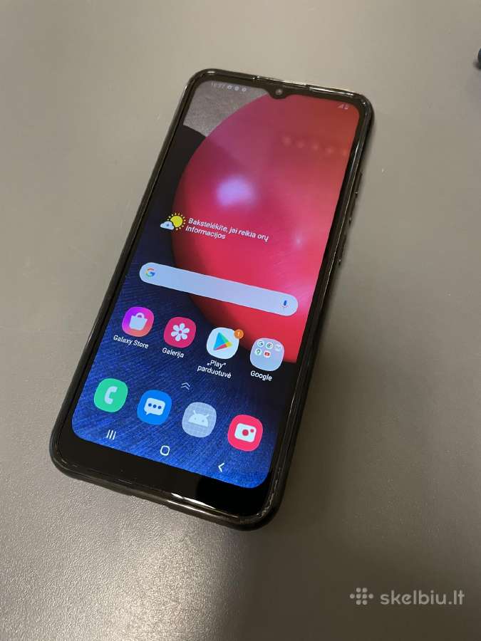 Samsung Galaxy A02s Su priedais, garantija