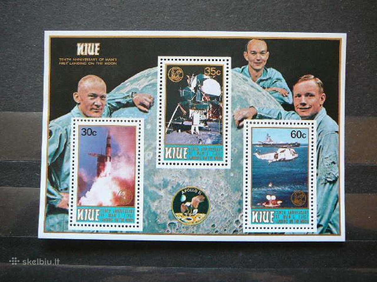 Kosmosas - Menulyje Niue 1979 Mnh ne263