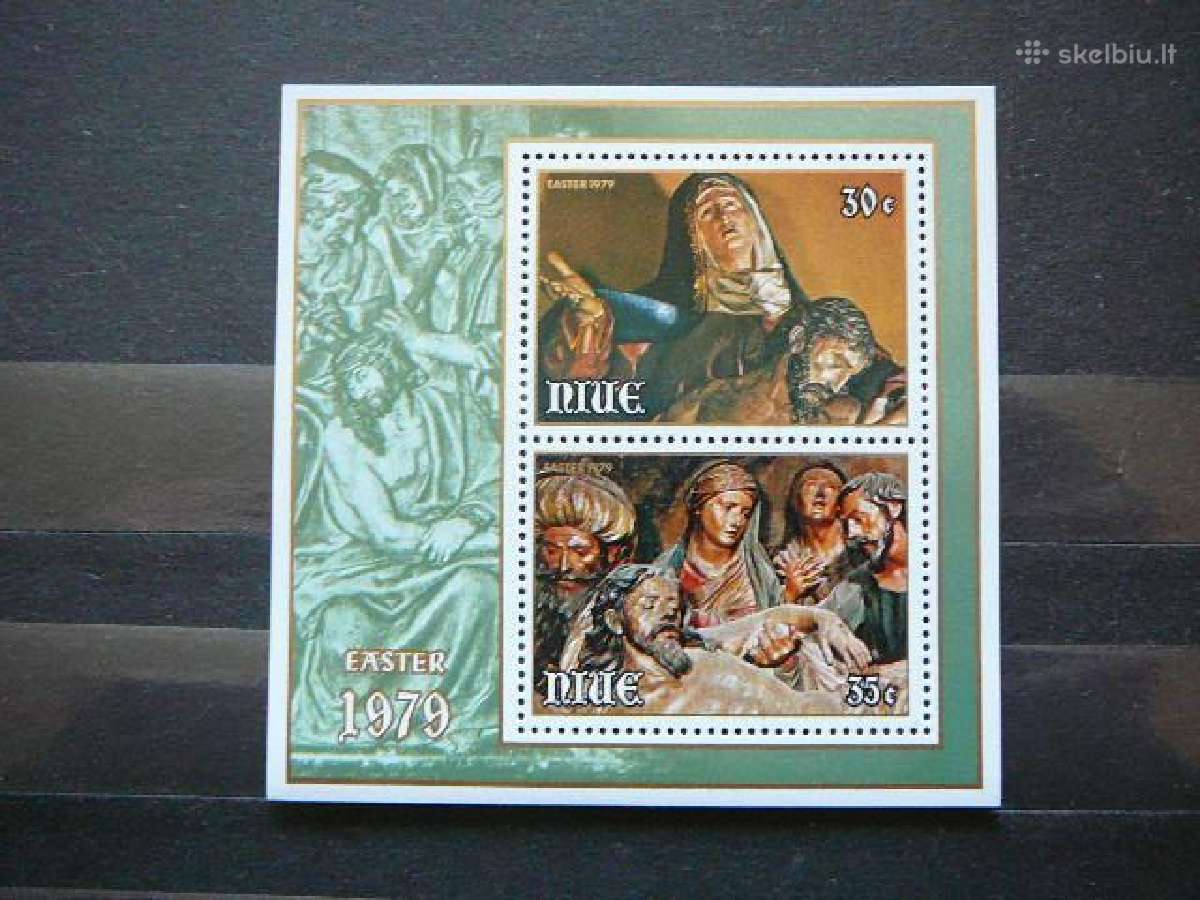 Velykos Skulpturos Niue 1979 Mnh ne234
