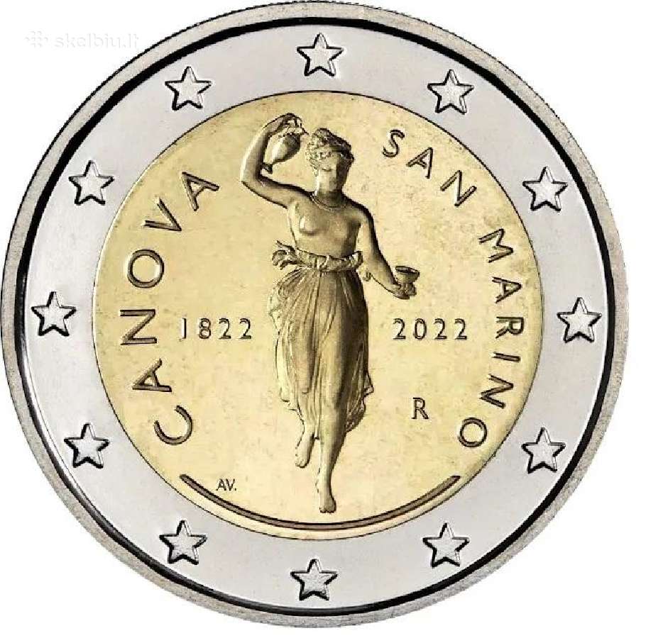 2 eurų San Marino Unc proginės monetos - nuotraukos Nr. 5