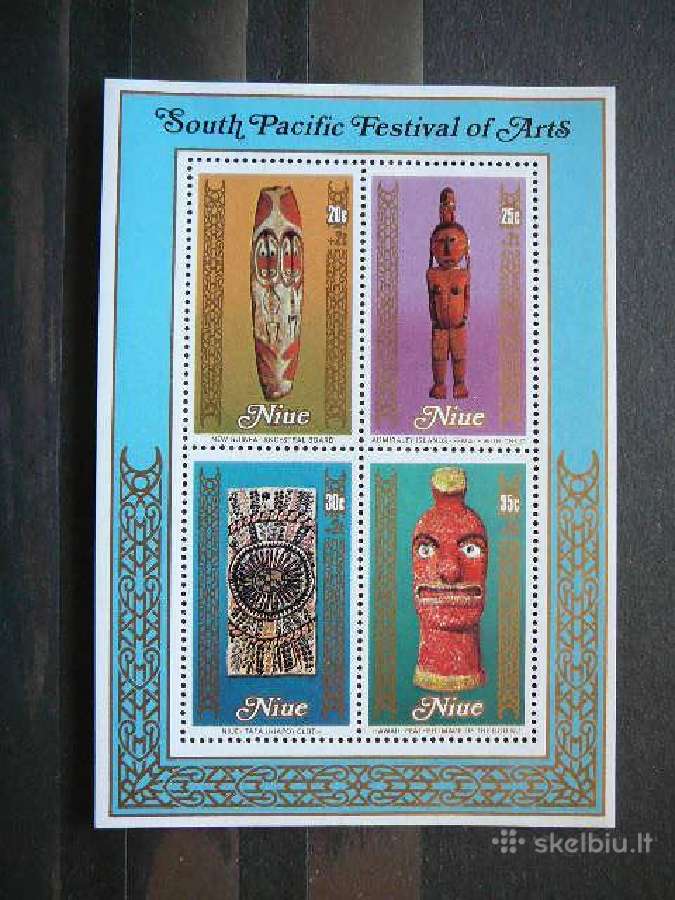 Daile Kaukes Niue 1980 Mnh n332