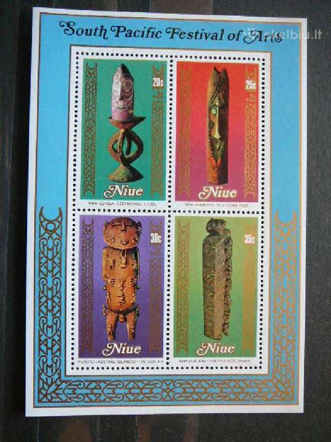 Daile Kaukes Niue 1980 Mnh n320