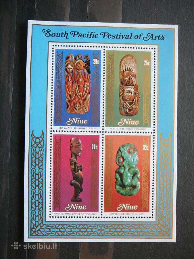 Daile Kaukes Niue 1980 Mnh n324