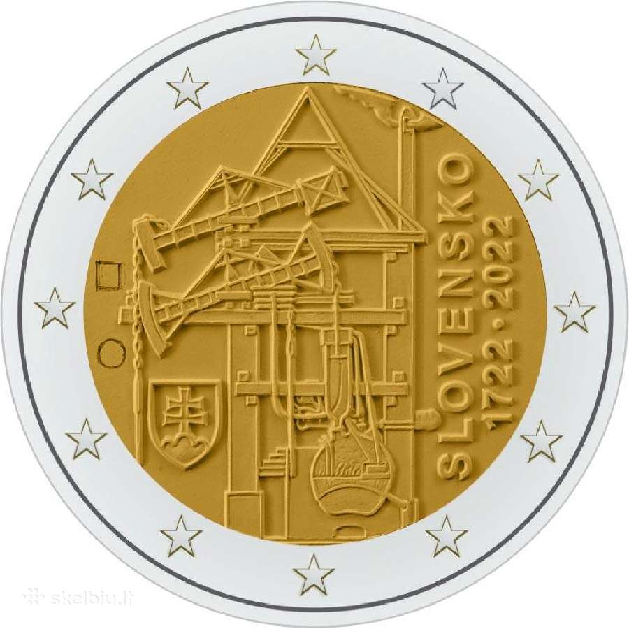 2 eurų Slovakijos Unc proginės monetos - nuotraukos Nr. 4