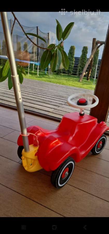 Bobby car mašina/paspirtukas su rankena - nuotraukos Nr. 2