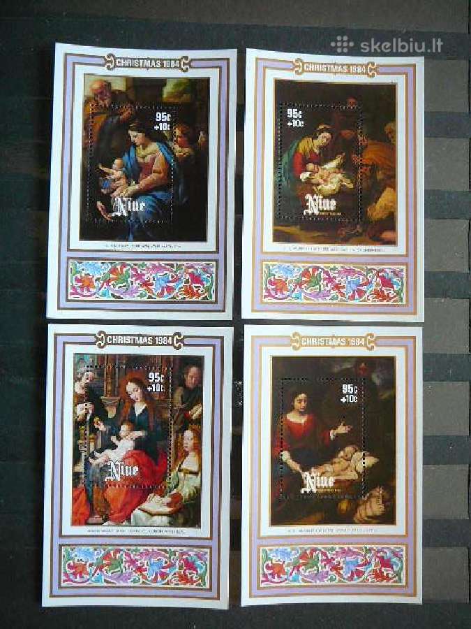 Sventos Kaledos Niue 1984 Mnh ne604