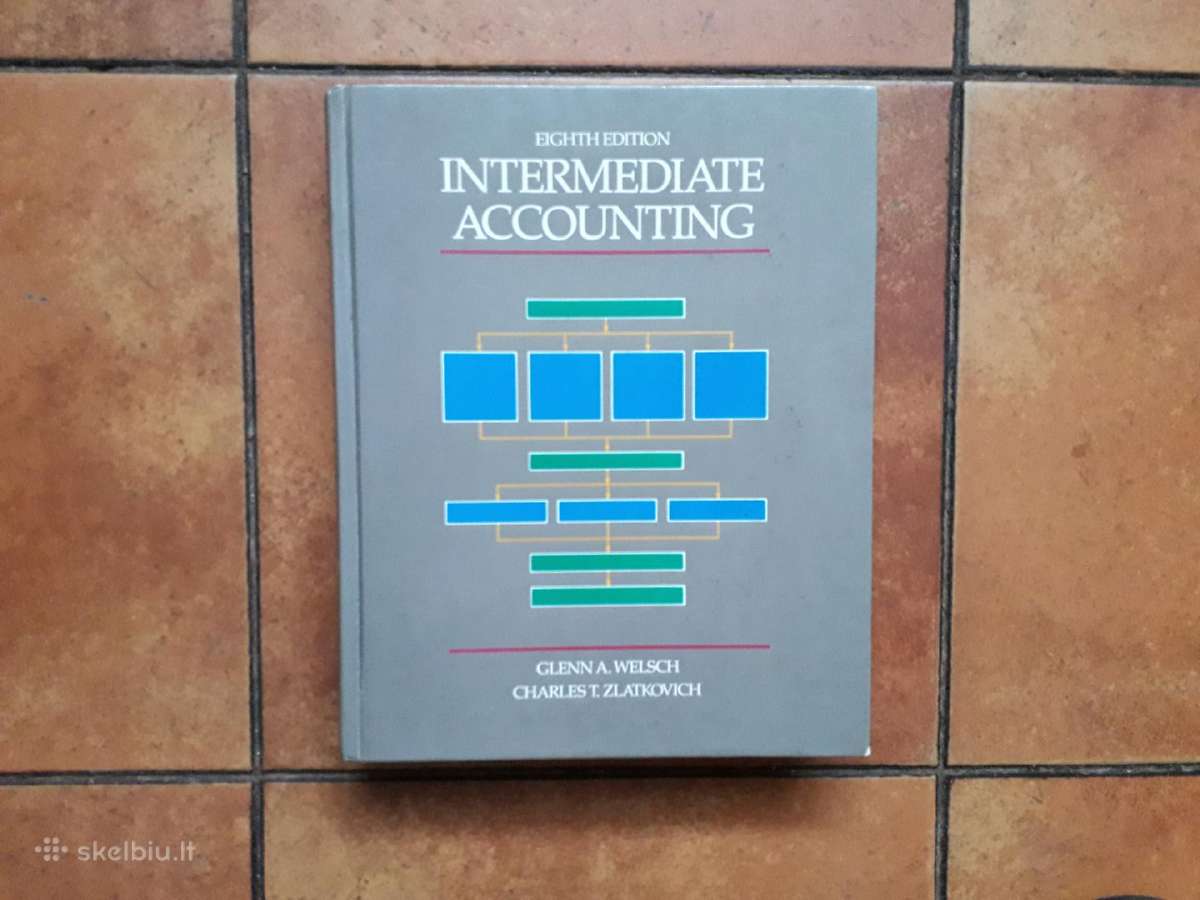 W. Zlatkovich "Intermediate Accounting" 1989m. Usa - nuotraukos Nr. 2