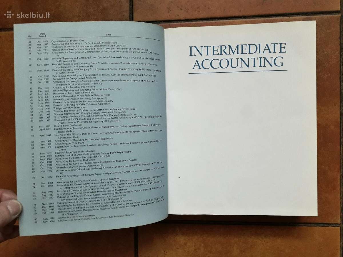 W. Zlatkovich "Intermediate Accounting" 1989m. Usa - nuotraukos Nr. 4