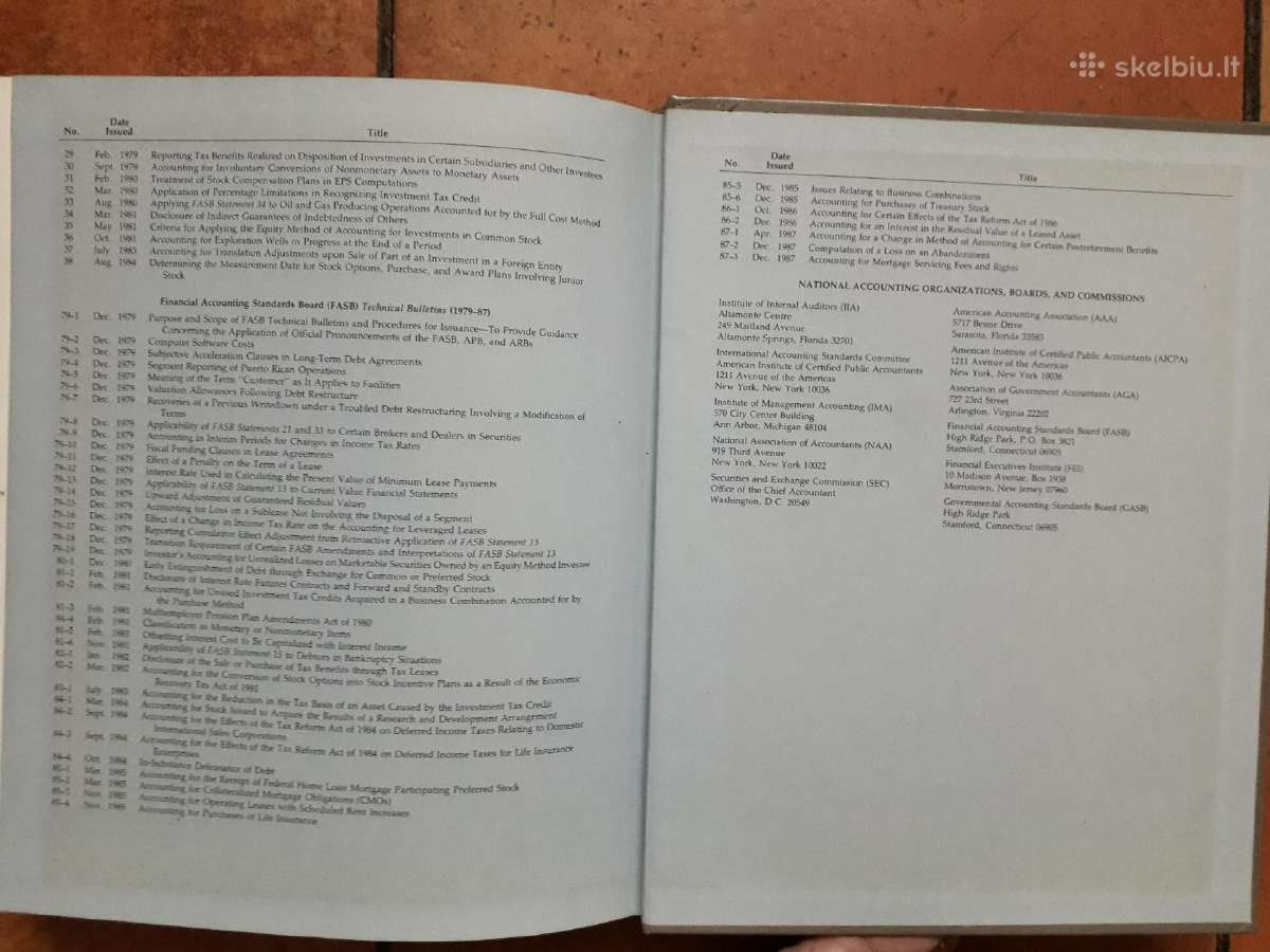 W. Zlatkovich "Intermediate Accounting" 1989m. Usa - nuotraukos Nr. 16