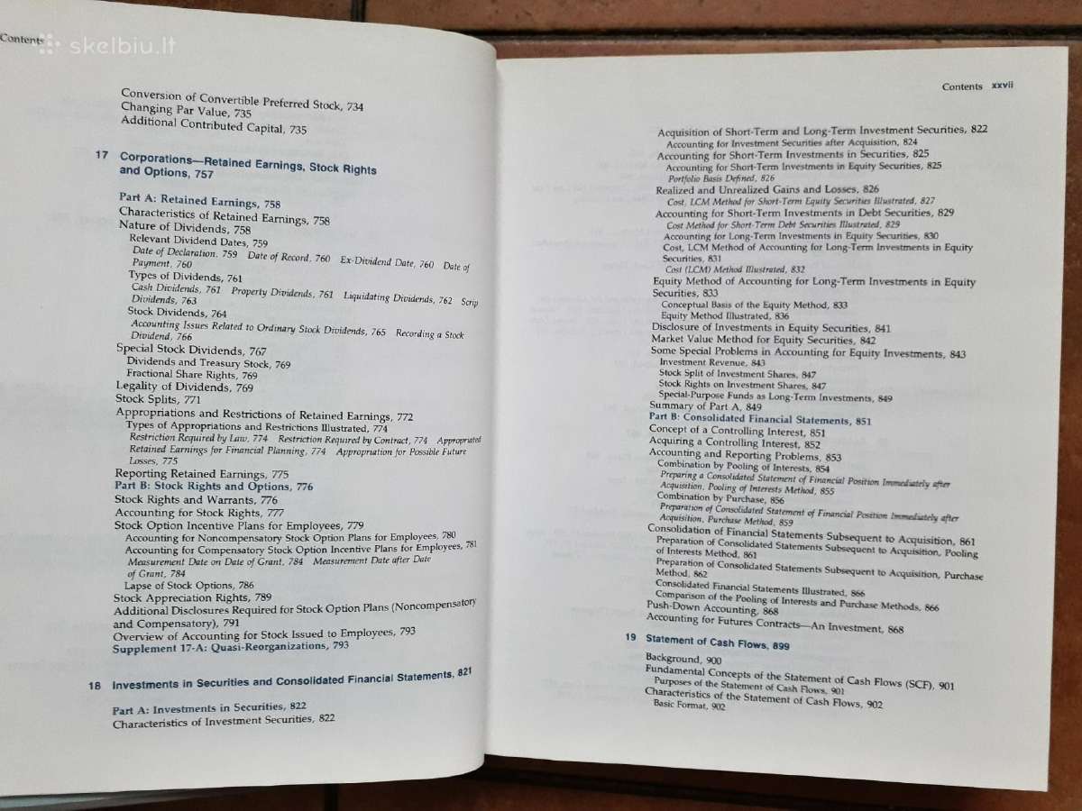 W. Zlatkovich "Intermediate Accounting" 1989m. Usa - nuotraukos Nr. 11